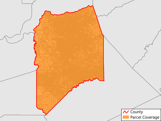 San Joaquin County California GIS Parcel Data Download Coverage