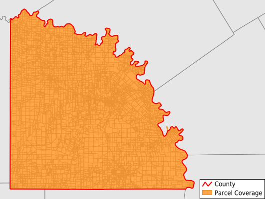 San Saba County Texas GIS Parcel Data Download Coverage