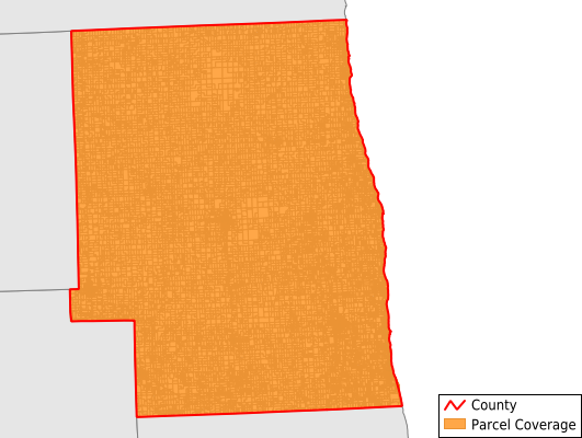 Sanilac County Michigan GIS Parcel Data Download Coverage