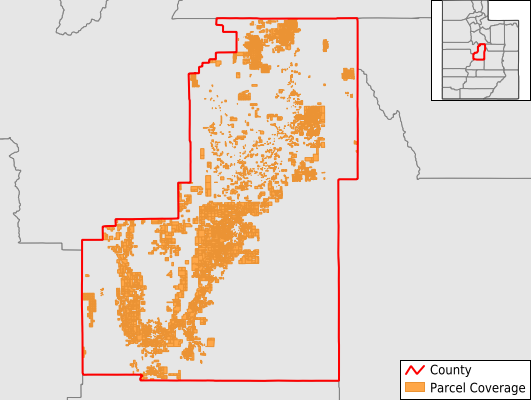Sanpete County Utah GIS Parcel Data Download Coverage