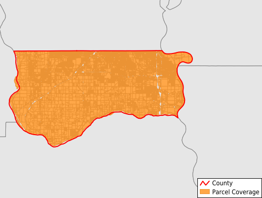Sarpy County Nebraska GIS Parcel Data Download Coverage