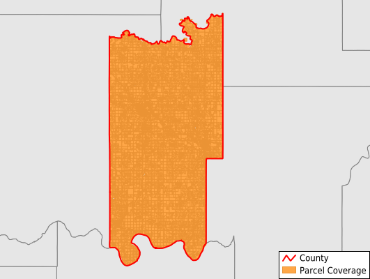 Seminole County Oklahoma GIS Parcel Data Download Coverage