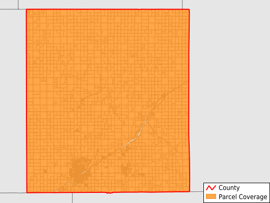 Seward County Kansas GIS Parcel Data Download Coverage