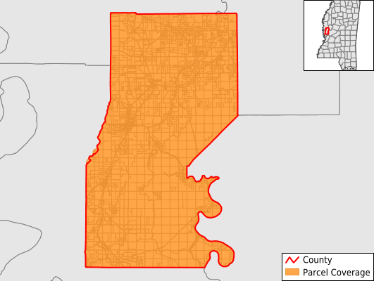 Sharkey County Mississippi GIS Parcel Data Download Coverage