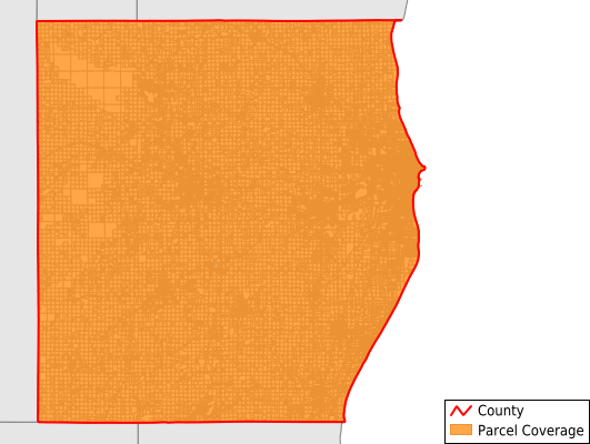 Sheboygan County Wisconsin GIS Parcel Data Download Coverage