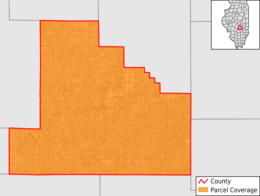 Shelby County Illinois GIS Parcel Data Download Coverage