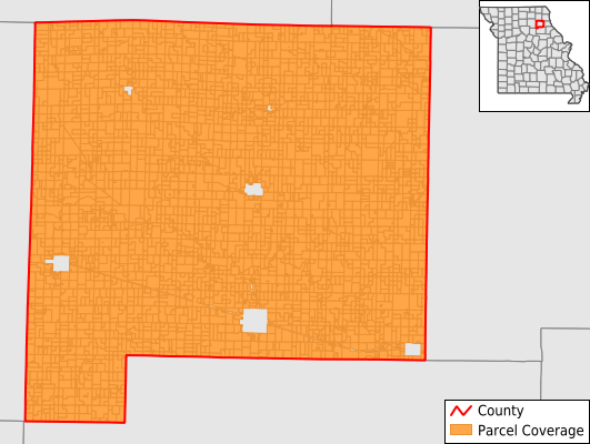 Shelby County Missouri GIS Parcel Data Download Coverage