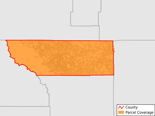 Sheridan County Wyoming GIS Parcel Data Download Coverage
