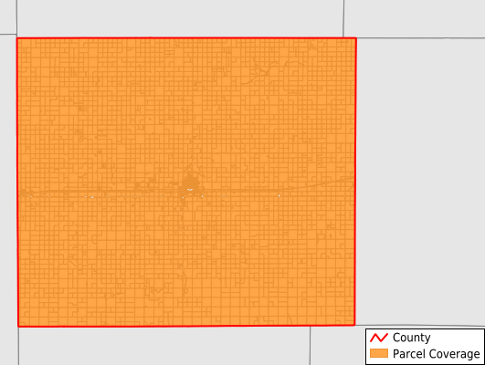Sherman County Kansas GIS Parcel Data Download Coverage