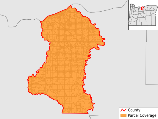 Sherman County Oregon GIS Parcel Data Download Coverage