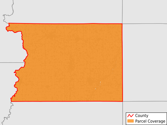 Sioux County Iowa GIS Parcel Data Download Coverage