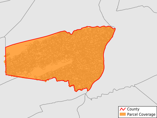 Snyder County Pennsylvania GIS Parcel Data Download Coverage