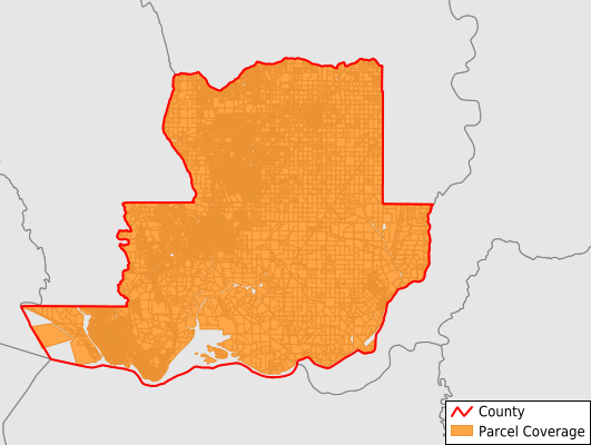 Solano County California GIS Parcel Data Download Coverage