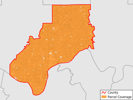 Spencer County Indiana GIS Parcel Data Download Coverage