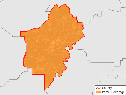 St. Clair County Alabama GIS Parcel Data Download Coverage