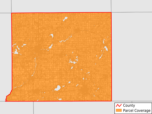 St. Joseph County Michigan GIS Parcel Data Download Coverage