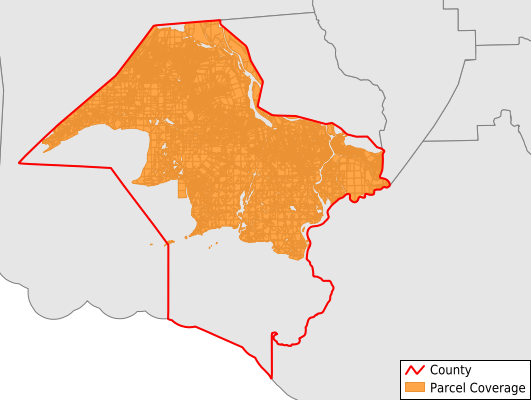 St. Mary Parish Louisiana GIS Parcel Data Download Coverage