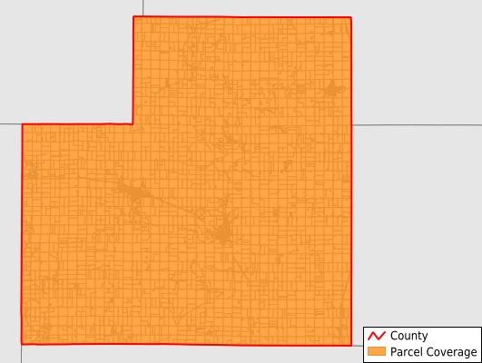 Stark County Illinois GIS Parcel Data Download Coverage