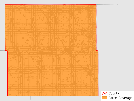 Stevens County Minnesota GIS Parcel Data Download Coverage