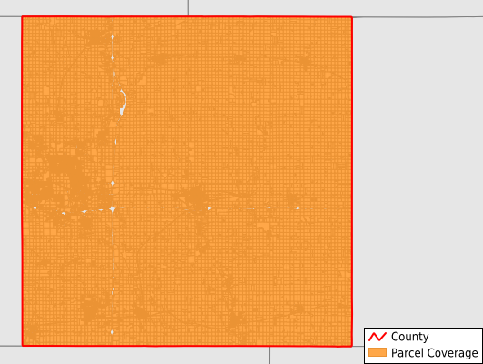 Story County Iowa GIS Parcel Data Download Coverage