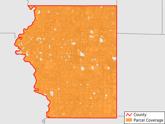 Sullivan County Indiana GIS Parcel Data Download Coverage