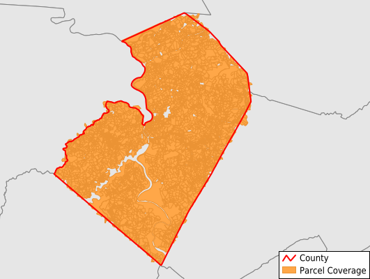 Summers County West Virginia GIS Parcel Data Download Coverage