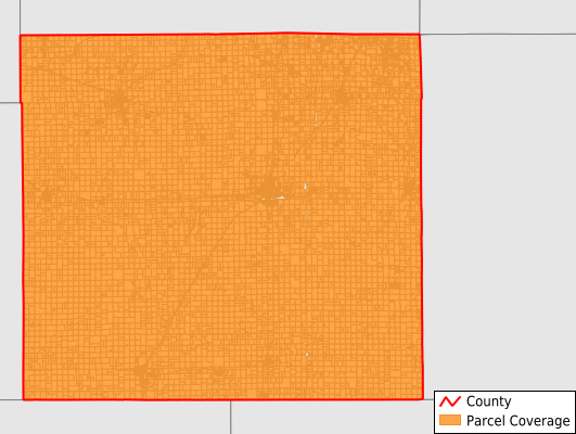 Sumner County Kansas GIS Parcel Data Download Coverage