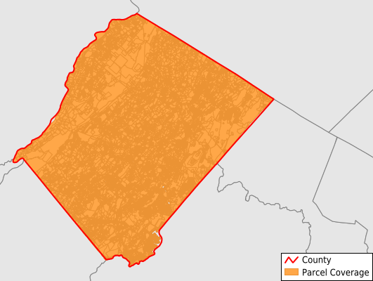 Sussex County New Jersey GIS Parcel Data Download Coverage