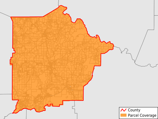 Talbot County Georgia GIS Parcel Data Download Coverage