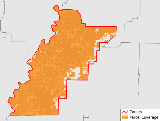 Talladega County Alabama GIS Parcel Data Download Coverage