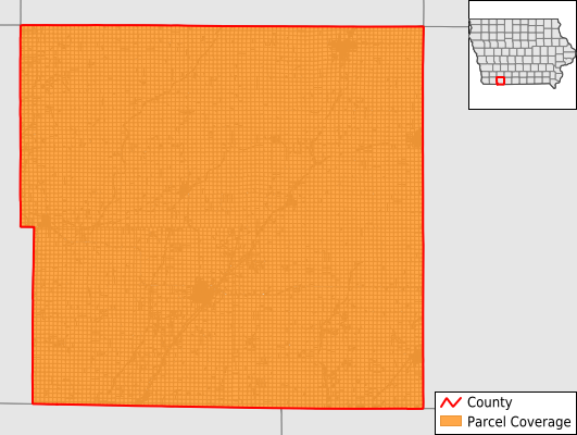 Taylor County Iowa GIS Parcel Data Download Coverage
