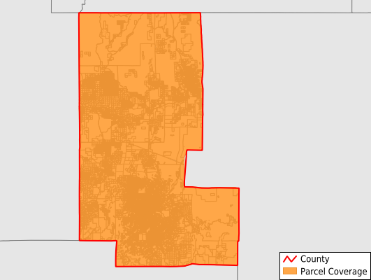 Teller County Colorado GIS Parcel Data Download Coverage