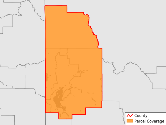 Teton County Wyoming GIS Parcel Data Download Coverage