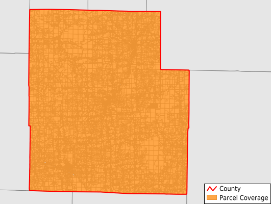 Texas County Missouri GIS Parcel Data Download Coverage