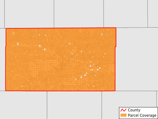 Texas County Oklahoma GIS Parcel Data Download Coverage