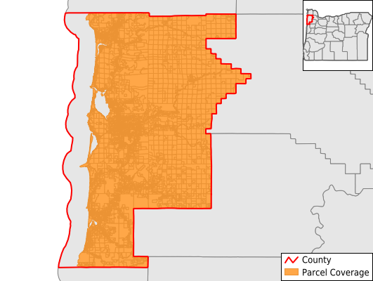 Tillamook County Oregon GIS Parcel Data Download Coverage