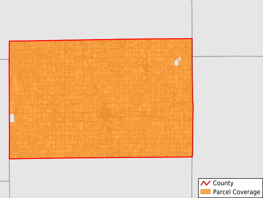 Tipton County Indiana GIS Parcel Data Download Coverage