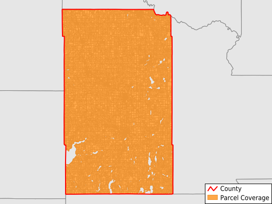 Todd County Minnesota GIS Parcel Data Download Coverage