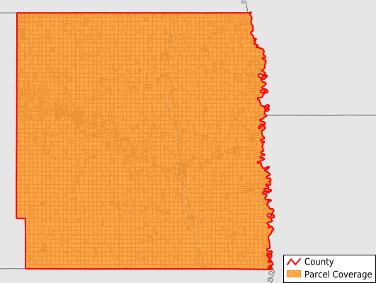 Traill County North Dakota GIS Parcel Data Download Coverage