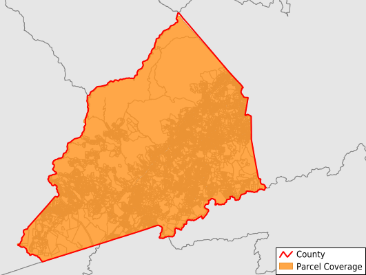 Transylvania County North Carolina GIS Parcel Data Download Coverage