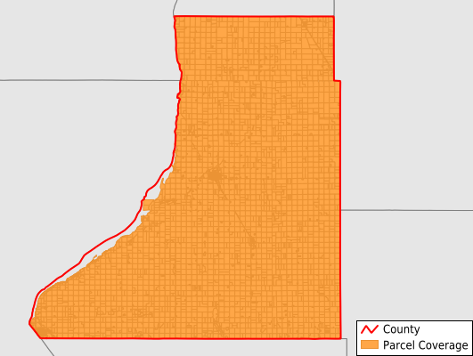 Traverse County Minnesota GIS Parcel Data Download Coverage