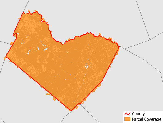 Travis County Texas GIS Parcel Data Download Coverage