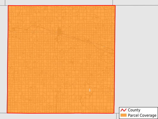 Trego County Kansas GIS Parcel Data Download Coverage