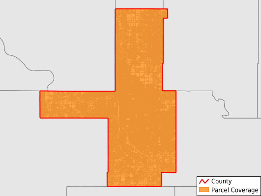 Tulsa County Oklahoma GIS Parcel Data Download Coverage