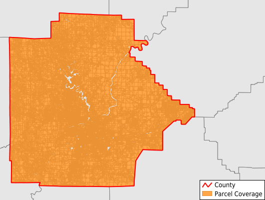 Tuscaloosa County Alabama GIS Parcel Data Download Coverage