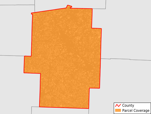 Tuscarawas County Ohio GIS Parcel Data Download Coverage