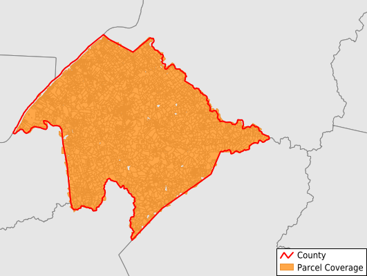 Tyler County West Virginia GIS Parcel Data Download Coverage