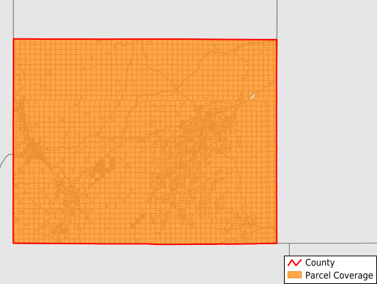 Uinta County Wyoming GIS Parcel Data Download Coverage