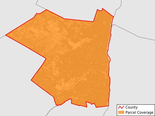 Ulster County New York GIS Parcel Data Download Coverage