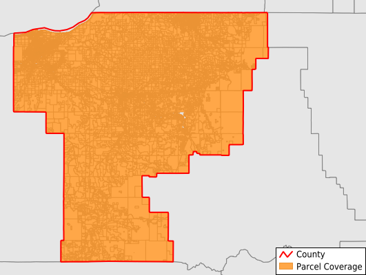 Umatilla County Oregon GIS Parcel Data Download Coverage
